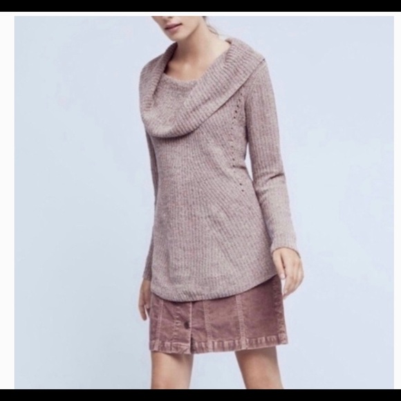 Anthropologie Moth Lucerne Chenille Tunic Sweater - Picture 3 of 7